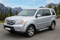 Honda Pilot 2008-2015 Seitenschweller New Vision Grey (2 Stk., Aluminium) Foto 1