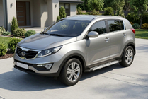Kia Sportage 2010-2015 Seitenschweller New Vision Grey (2 Stk., Aluminium) Foto 1