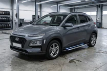 Hyundai Kona 2017-2023 Seitenschweller RedLine Black (2 Stk., Aluminium) Foto 1
