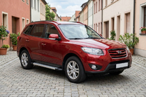 Hyundai Santa Fe 2 2006-2012 Seitenschweller New Vision Grey (2 Stk., Aluminium) Foto 1
