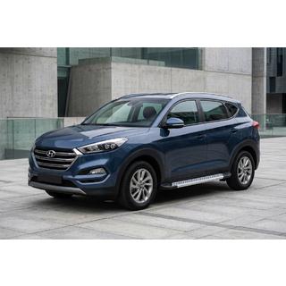 Seitenschweller New Vision Grey (2 Stk., Aluminium) Hyundai Tucson TL 2016-2021 Foto 1