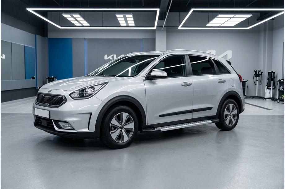 Kia Niro 2016–2021 Seitenschweller New Vision Grey (2 Stk., Aluminium) Image