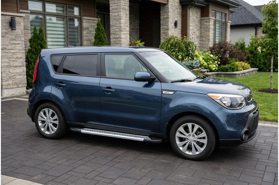 Kia Soul II 2013-2018 Seitenschweller New Vision Grey (2 Stk, Aluminium) Image