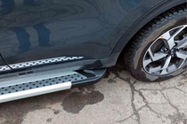 Kia Sportage 2015-2021 Seitenschweller New Vision Grey (2 Stk., Aluminium) Foto 3