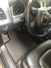 Audi Q7 2005-2015 EVA Fußmatten (schwarz) 2 Reihen (5 Matten) Foto 2