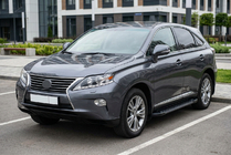 Lexus RX 2009-2015 Seitenstufen RedLine Black (2 Stk, Aluminium) Foto 1