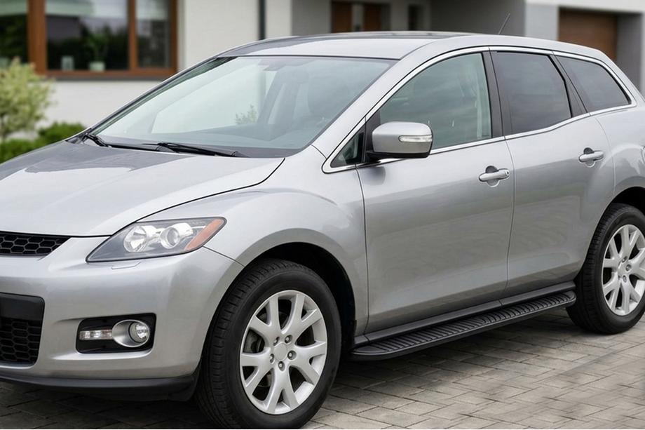 Mazda CX-7 2006-2012 Seitenschweller Tayga Black (2 Stk., Aluminium) Image