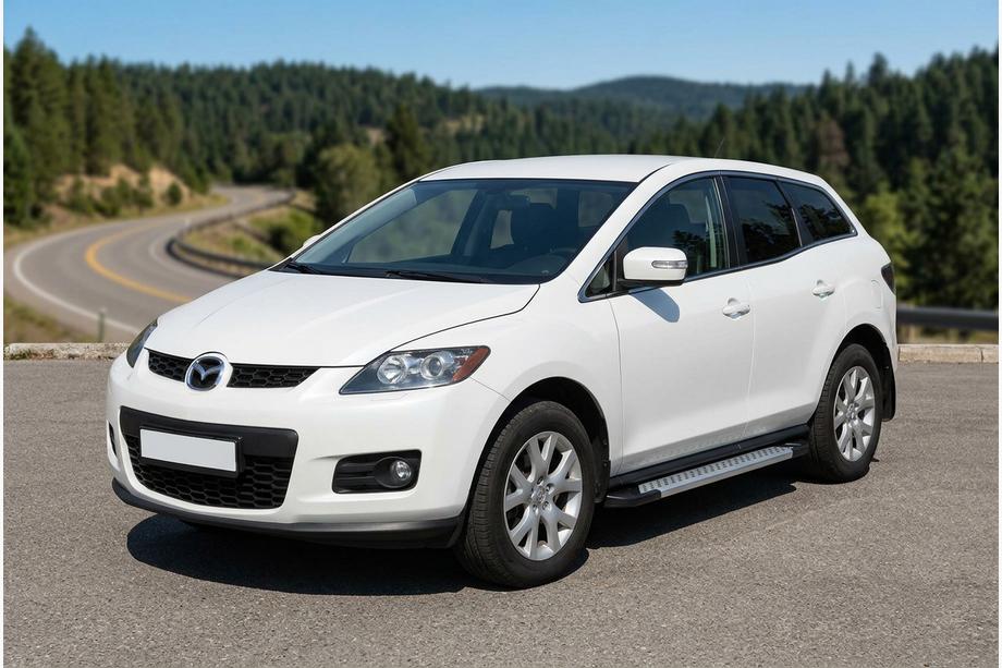Mazda CX-7 2006-2012 Seitenschweller New Vision Grey (2 Stk., Aluminium) Image