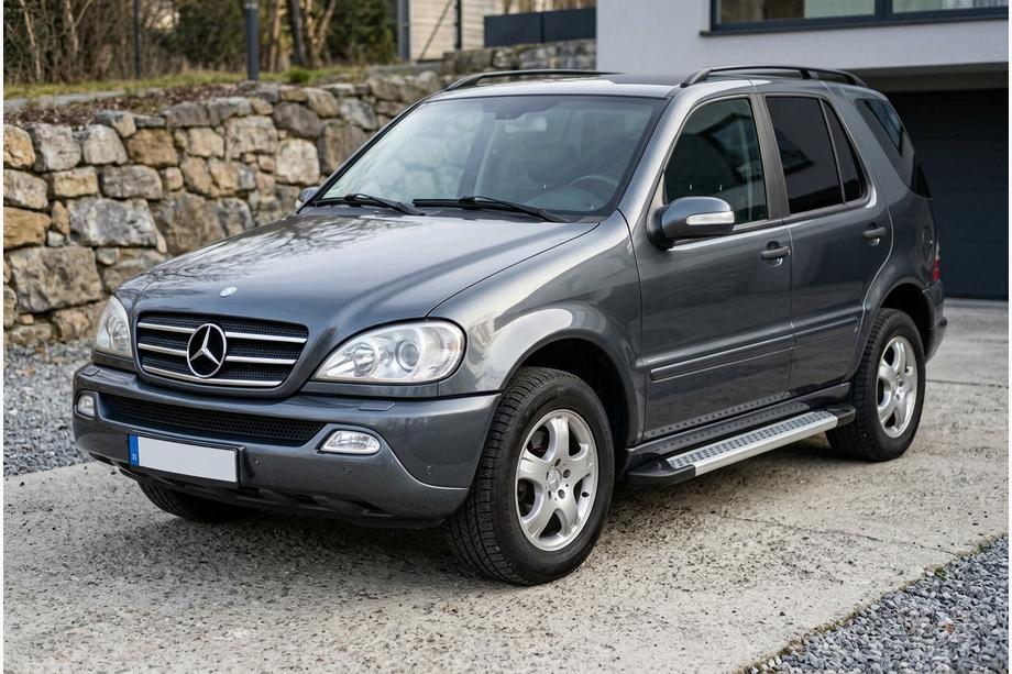 Mercedes ML W163 1997-2005 Seitenschweller New Vision Grey (2 Stk., Aluminium) Image