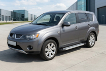 Mitsubishi Outlander 2006-2012 Seitenschweller New Vision Grey (2 Stk, Aluminium) Foto 1