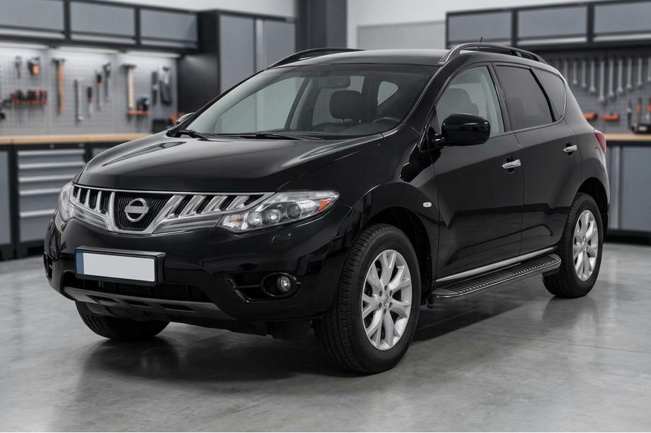 Nissan Murano 2008-2014 Seitenschweller Tayga Black (2 Stk., Aluminium) Image
