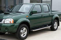 Nissan NP300 1999-2015 Seitenschweller BlackLine (2 Stk., Aluminium) Foto 1