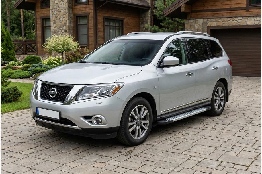 Nissan Pathfinder R52 2012-2021 Seitenschweller New Vision Grey (2 Stk., Aluminium) Foto 1