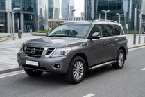 Nissan Patrol Y62 2010-2024 Seitenschweller New Vision Black (2 Stk., Aluminium) Foto 1