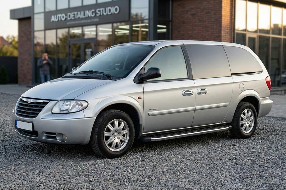 Chrysler Voyager 2001-2007 Seitenschweller BlackLine (2 Stk., Aluminium) Image