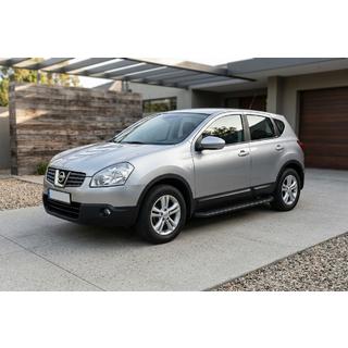 Seitenschweller Tayga Black (2 Stk., Aluminium) Nissan Qashqai 2007-2010 Foto 1