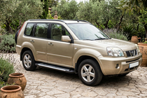 Nissan X-trail T30 2002-2007 Trittbretter Line (2 Stk., Aluminium) Foto 1