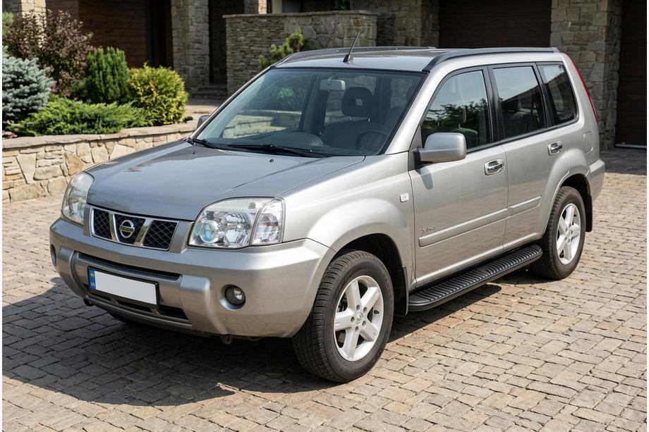 Nissan X-trail T30 2002-2007 Seitenschweller Tayga Black (2 Stk., Alu) Foto 1