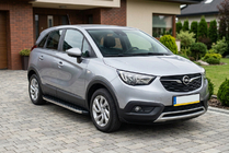Opel Crossland X 2017-2024 Seitenschweller BlackLine (2 Stk., Aluminium) Foto 1