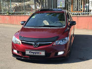Honda Civic Sedan VIII 2006-2011 Frontlippe Stoßstange (schwarz) Foto 2