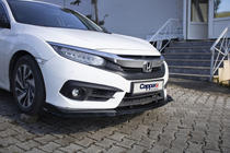 Honda Civic Sedan X 2016-2021 Frontlippe V1 (schwarz) Foto 7