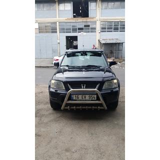 Frontscheibenblende (schwarz glanz, 5mm) Honda CRV 1996-2001 Foto 3