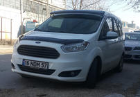 Ford Courier 2014-2023 Sonnenblende Frontscheibe (schwarz glanz, 5mm) Foto 4