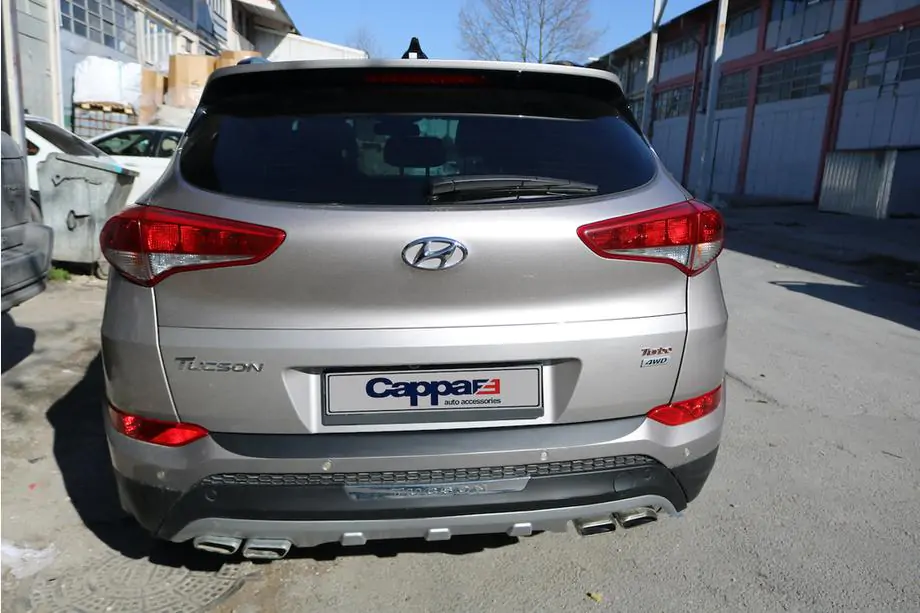 Hyundai Tucson TL 2016-2021 Heckstoßstangenabdeckung EuroCap 2016-2018 (ABS) Foto 14
