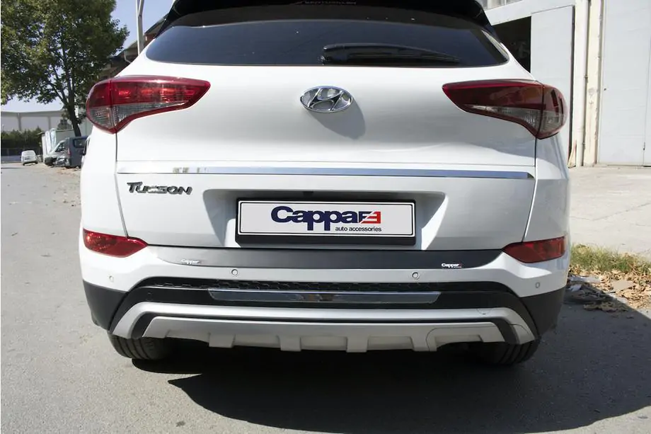 Hyundai Tucson TL 2016-2021 Heckstoßstangenabdeckung EuroCap 2016-2018 (ABS) Foto 5