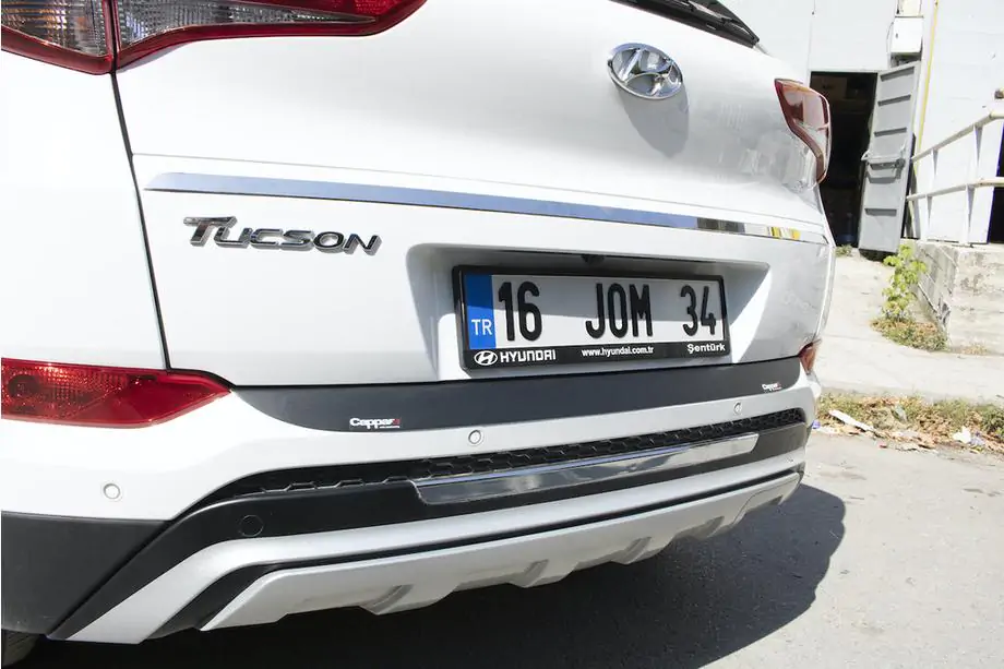 Hyundai Tucson TL 2016-2021 Heckstoßstangenabdeckung EuroCap 2016-2018 (ABS) Foto 7