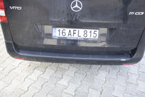 Mercedes Vito/V-class W447 2014- Heckstoßstangenabdeckung EuroCap (ABS) Foto 4