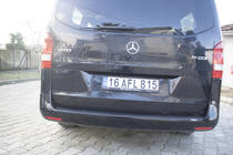 Mercedes Vito/V-class W447 2014- Heckstoßstangenabdeckung EuroCap (ABS) Foto 6