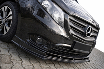Mercedes Vito/V-class W447 2014- Front Lip Spoiler EuroCap (schwarz) Foto 2