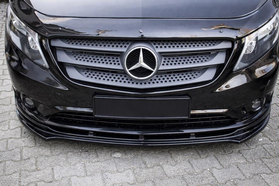 Mercedes Vito/V-class W447 2014- Front Lip Spoiler EuroCap (schwarz) Image