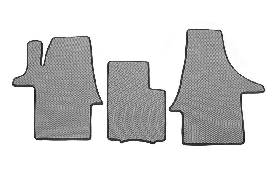 Volkswagen T5 Caravelle 2004-2010 EVA Fußmatten (grau, vorne, für 1+1) Image
