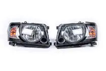 Nissan Patrol Y61 1997-2011 Frontscheinwerfer Safari Black (2004-2008, 2Stk) Foto 2