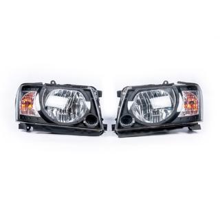 Frontscheinwerfer Safari Black (2004-2008, 2Stk) Nissan Patrol Y61 1997-2011 Foto 2