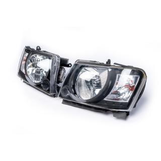 Frontscheinwerfer Safari Black (2004-2008, 2Stk) Nissan Patrol Y61 1997-2011 Foto 3