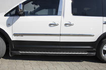 Volkswagen Caddy 2015-2020 Satz Zierleisten und Kotflügelverbreiterungen Foto 18