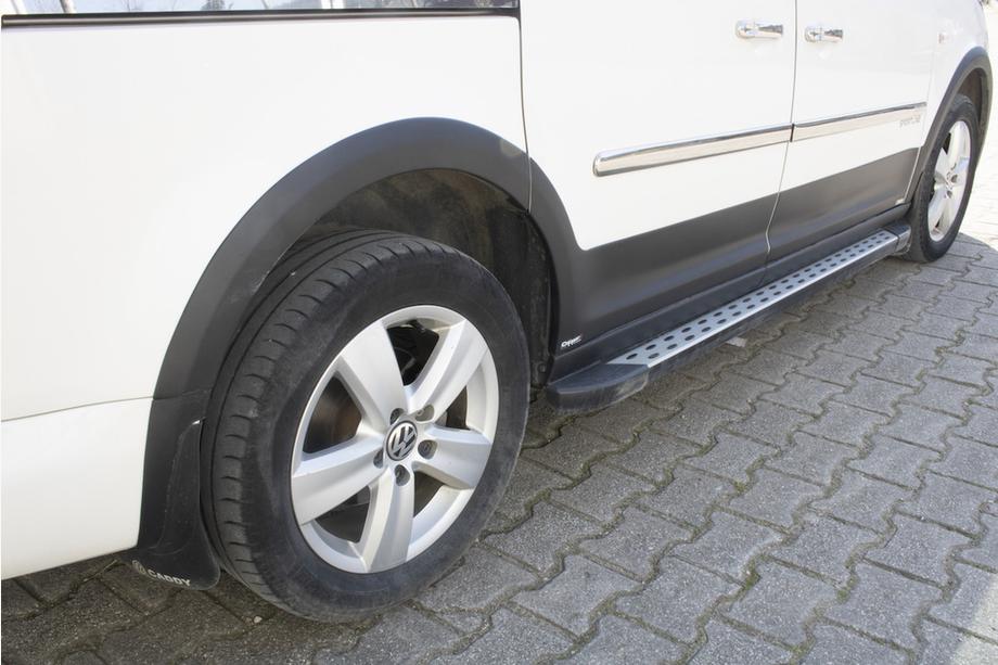 Volkswagen Caddy 2015-2020 Satz Zierleisten und Kotflügelverbreiterungen 2 Türen, langer Radstand Foto 23