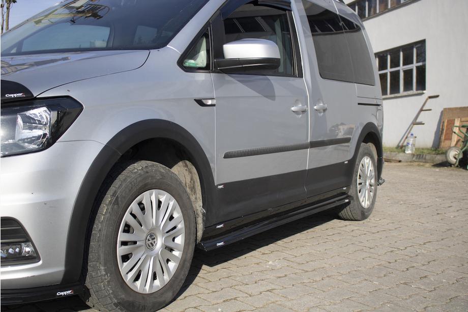 Volkswagen Caddy 2015-2020 Satz Zierleisten und Kotflügelverbreiterungen 2 Türen, langer Radstand Foto 46