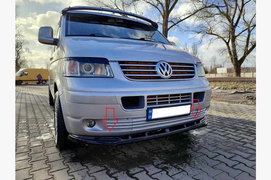 Volkswagen T5 Caravelle 2004-2010 Frontlippe (ABS) Image