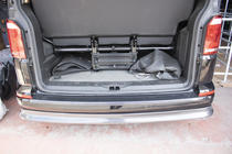 Volkswagen T6 2015-2024 Heckstoßstangenabdeckung EuroCap in Carbon-Optik (ABS) Foto 10