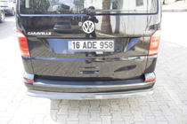 Volkswagen T6 2015-2024 Heckstoßstangenabdeckung EuroCap in Carbon-Optik (ABS) Foto 4
