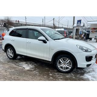 Windabweiser mit Chromleiste (4 Stk, HIC) Porsche Cayenne 2010-2017 Foto 3