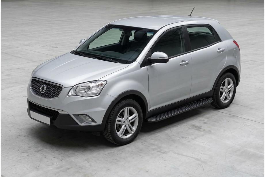 SsangYong Korando 2010-2019 Seitenschweller Tayga Black (2 Stk., Aluminium) Image