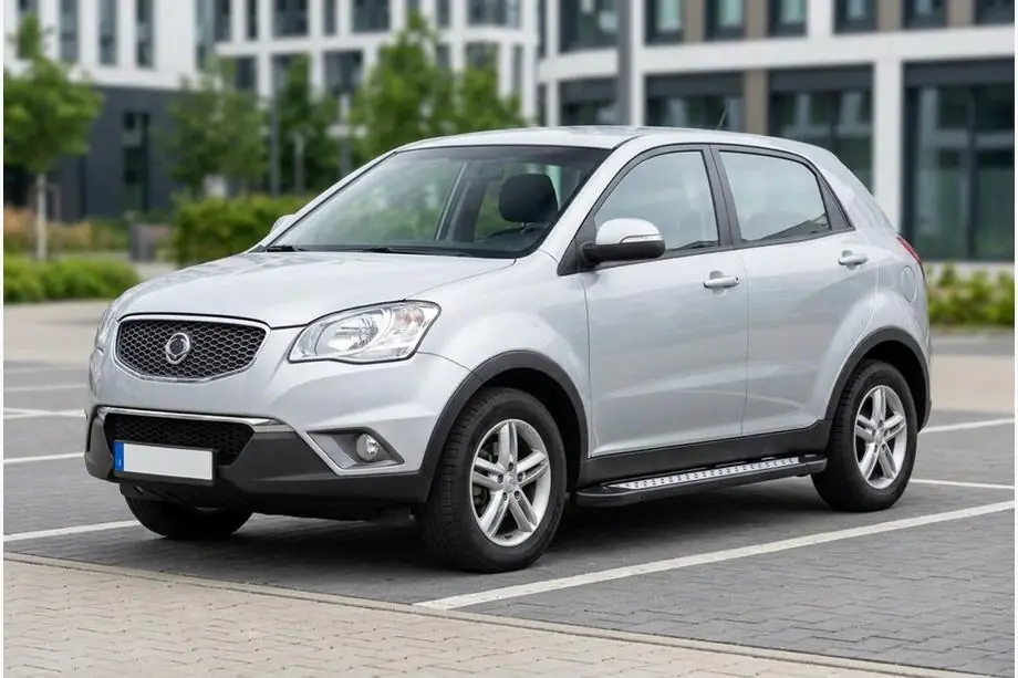 SsangYong Korando 2010-2019 Seitenschweller New Vision Black (2 Stk., Aluminium) Image