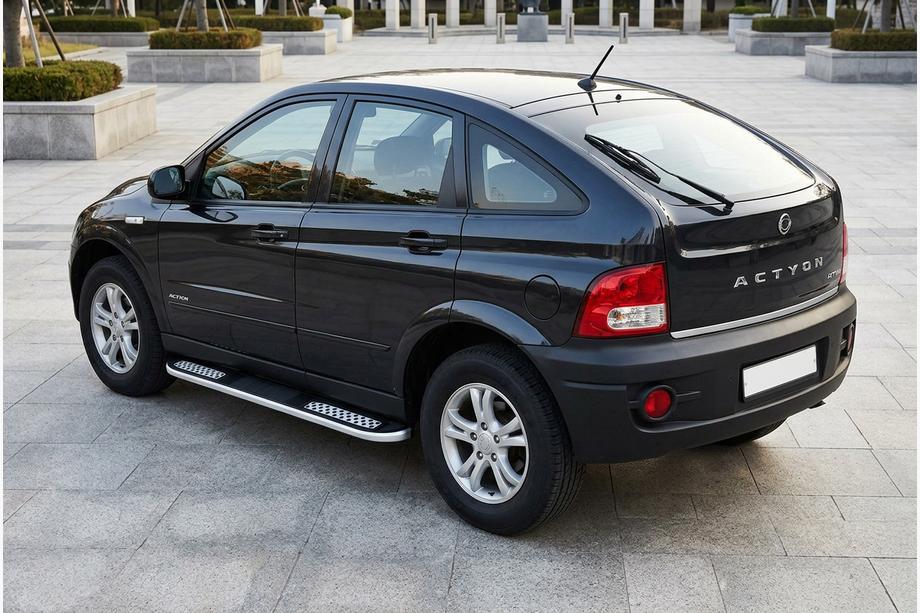 SsangYong Action 2005-2018 Seitenschweller Tayga V2 (2 Stk., Aluminium) Image