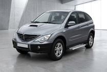 SsangYong Action 2005-2018 Seitenschweller New Vision Grey (2 Stk., Aluminium) Foto 1