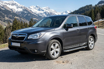 Subaru Forester 2013-2018 Seitenschweller BlackLine (2 Stk., Aluminium) Foto 1
